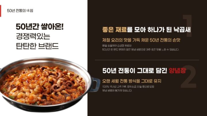 부산 남포동 국제시장 원조 개미집 낙곱새 2~3인분-[3월3일/화요일수령]