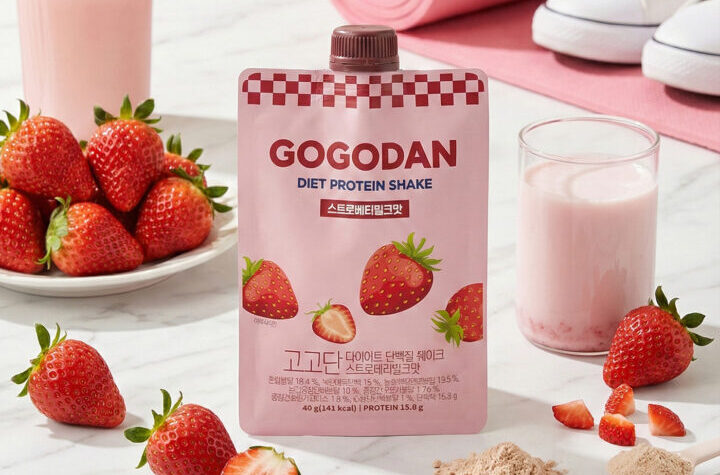 (필수영양소)딸기맛_고고단 단백질 쉐이크 (총 5포)-[1월21일/수요일수령]